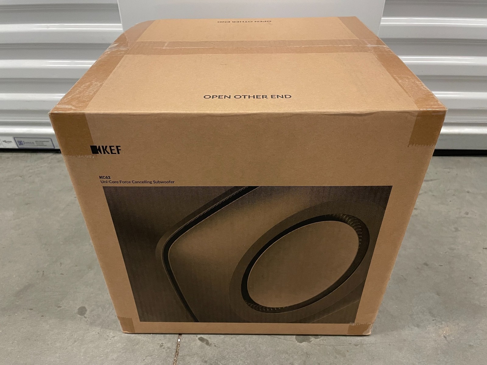 Brand New KEF KC62 each - Powered Subwoofer - White MSRP $1,700