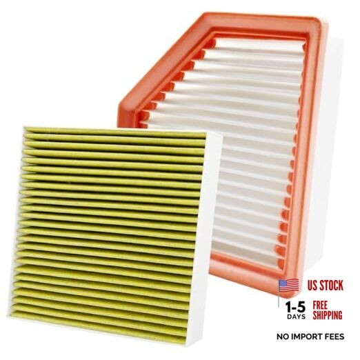 2PCS Cabin Engine Air Filter Kit JM277 JMRA0A Fits for Rogue 2021 2.5L, Rogue