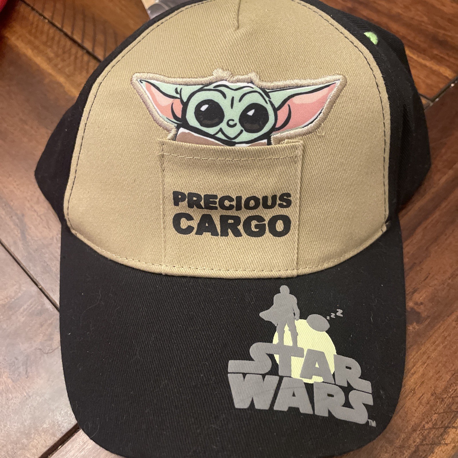 Baby Yoda Embroidered Disney Star Wars The Mandalorian Youth Hat Cap  NWT