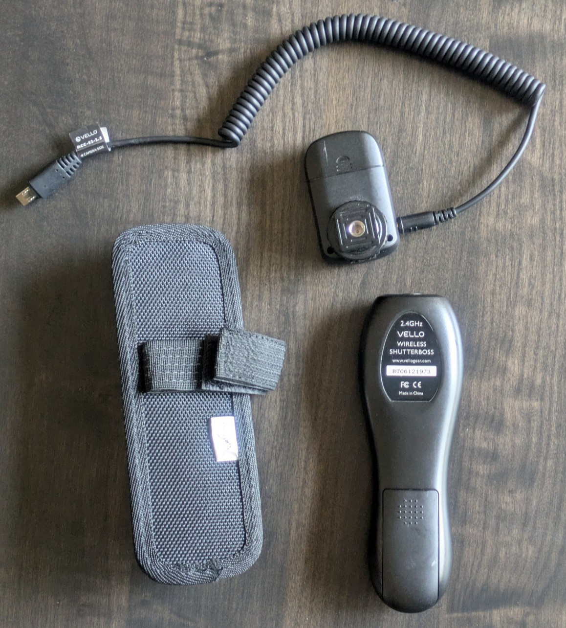 Vello Wireless Shutterboss Remote Timer (For Sony Multi-Terminal) w/Tripod Pouch