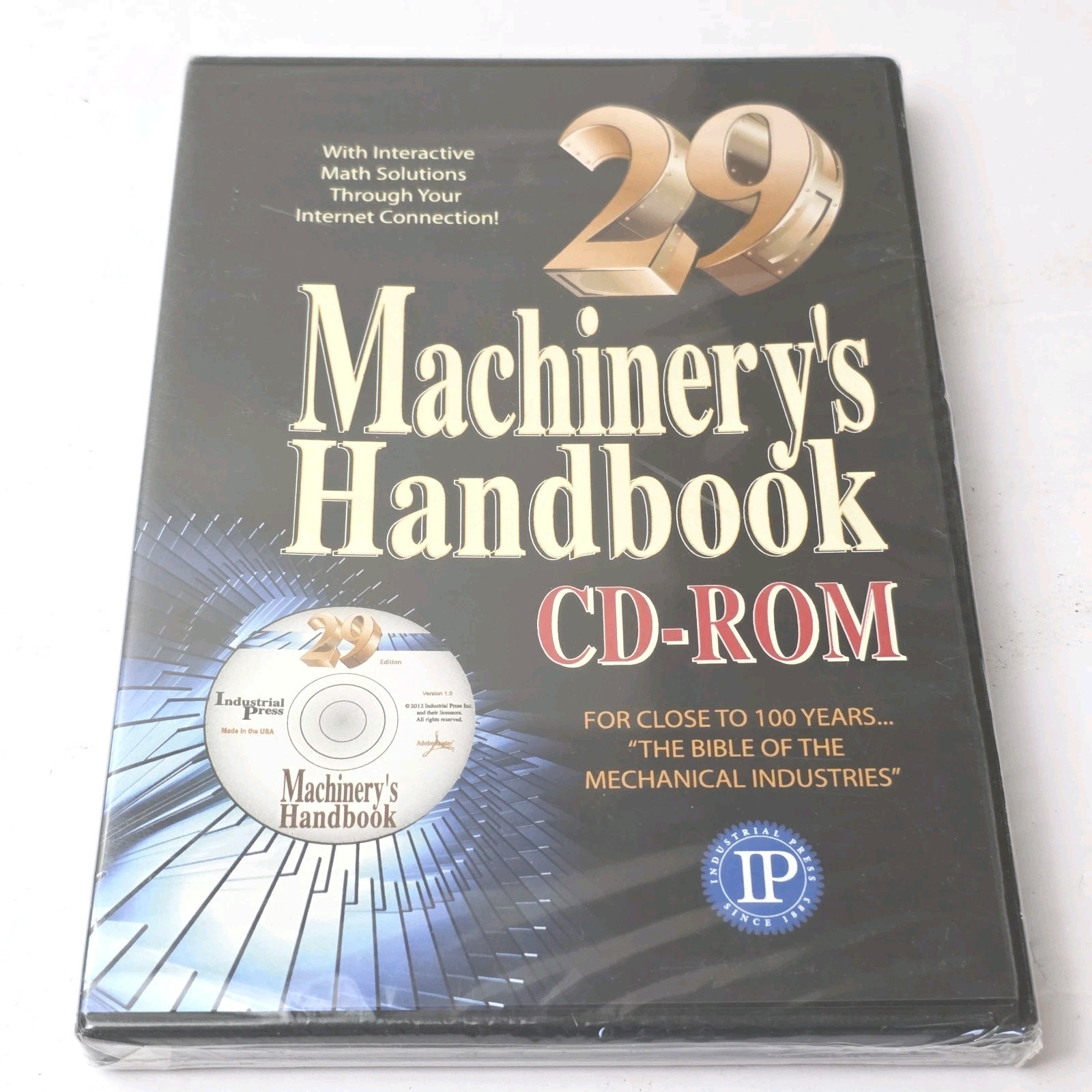 CD-ROM Machinery's Handbook 29 * New & Sealed * CD Only