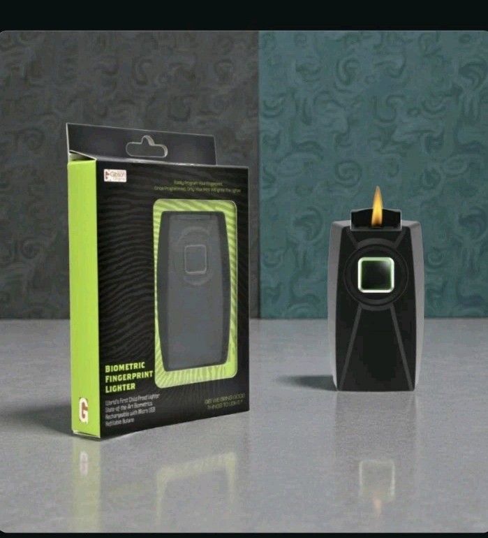 GEI Black Biometric Fingerprint Pocket Lighter 1 pk