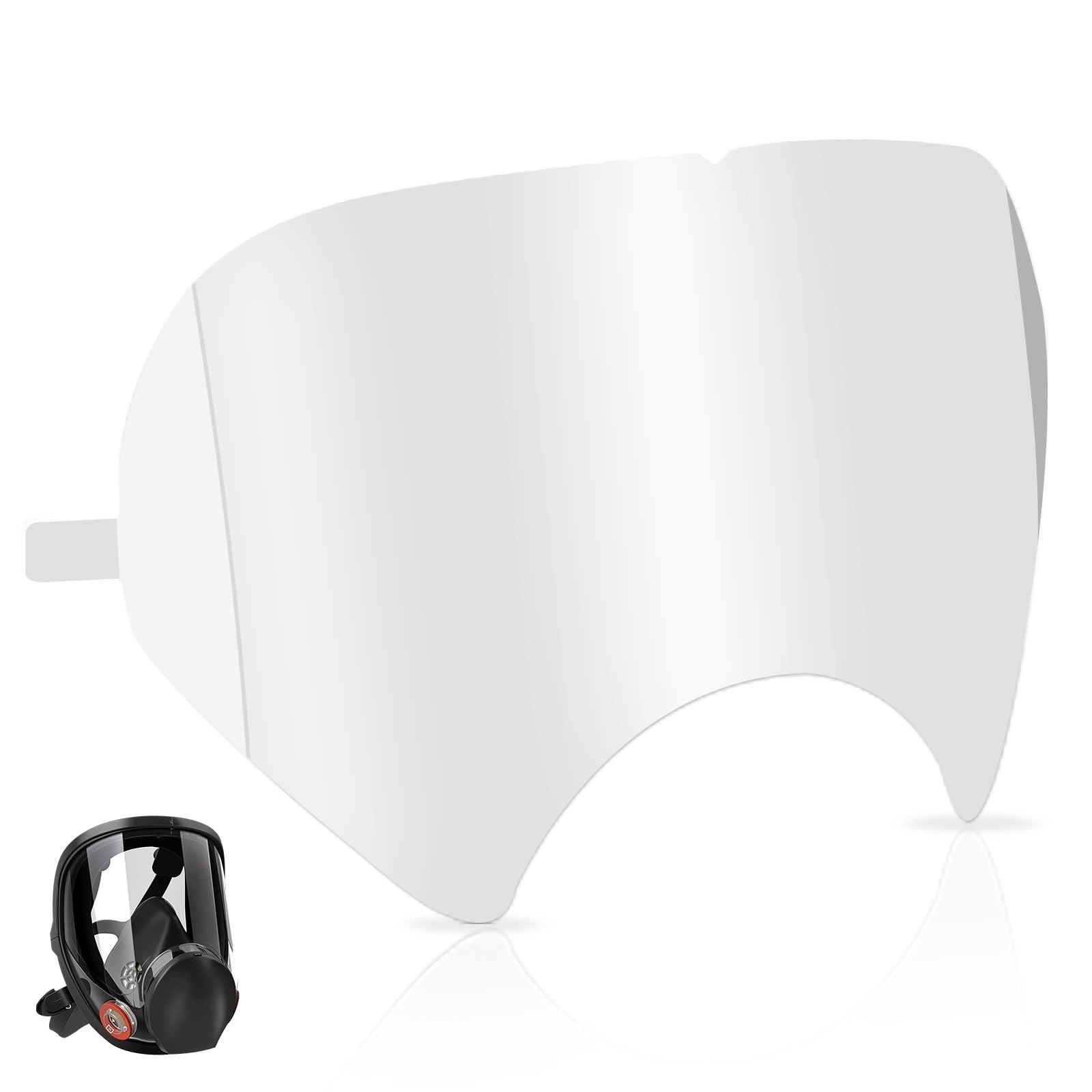 50 Pack Peel Off Lens Cover for 3M Respirator Masks 6885, 6000, 6700, 6800, 6...