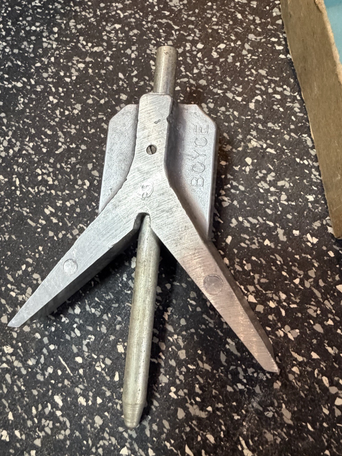 Vintage Pipe Joint Layout Gauge Tool w/ Manual Pipefitter Machinist Tool