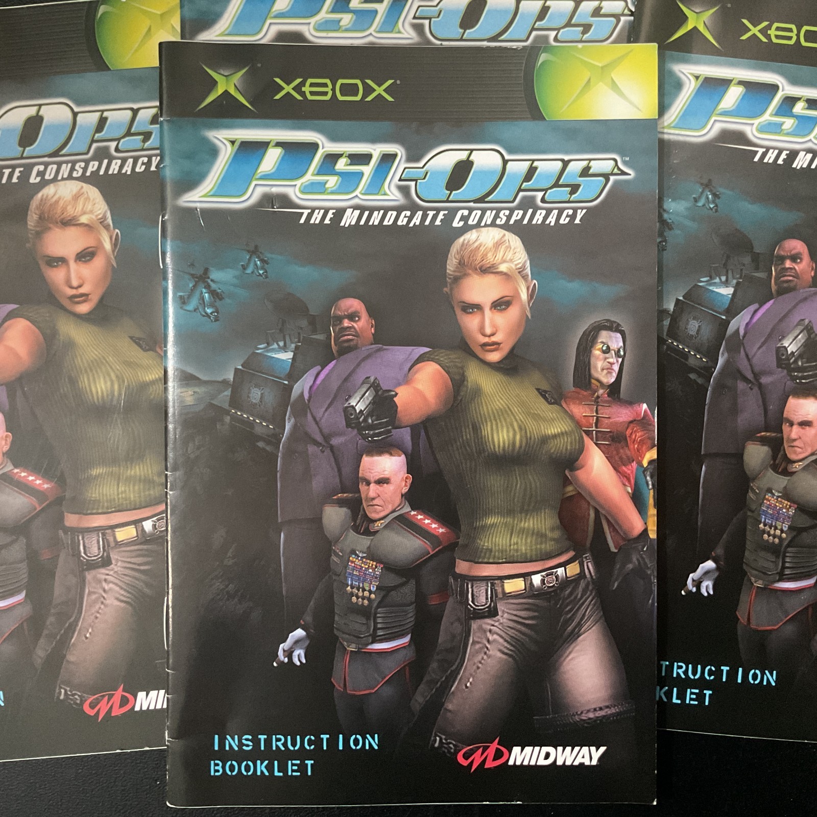 Psi-Ops The Mindgate Conspiracy Microsoft XBOX Instruction Manual Only