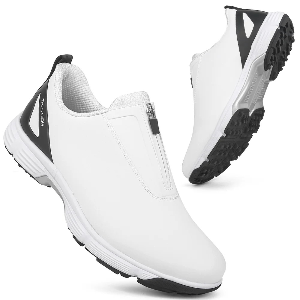 Outdoor Waterproof Men's Golf Sneakers Spikeless Golf Walking Sports Footwears