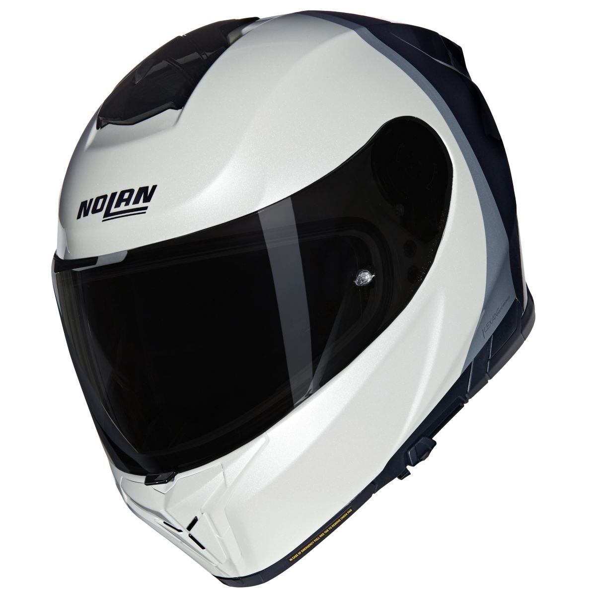 Nolan full face helmet N80-8 Verniciatura Speciale 344 size: XS white black gray