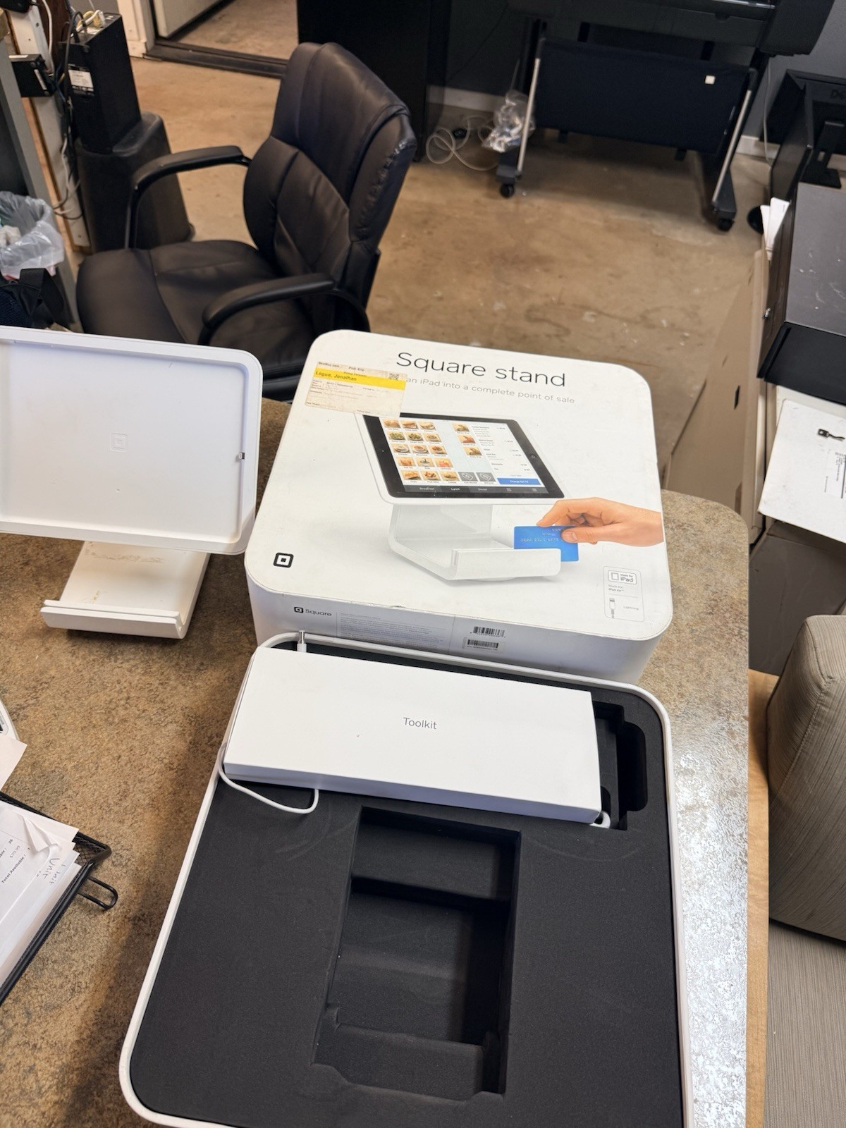 Square Square Stand for iPad POS System w/ Square Reader & Accessories