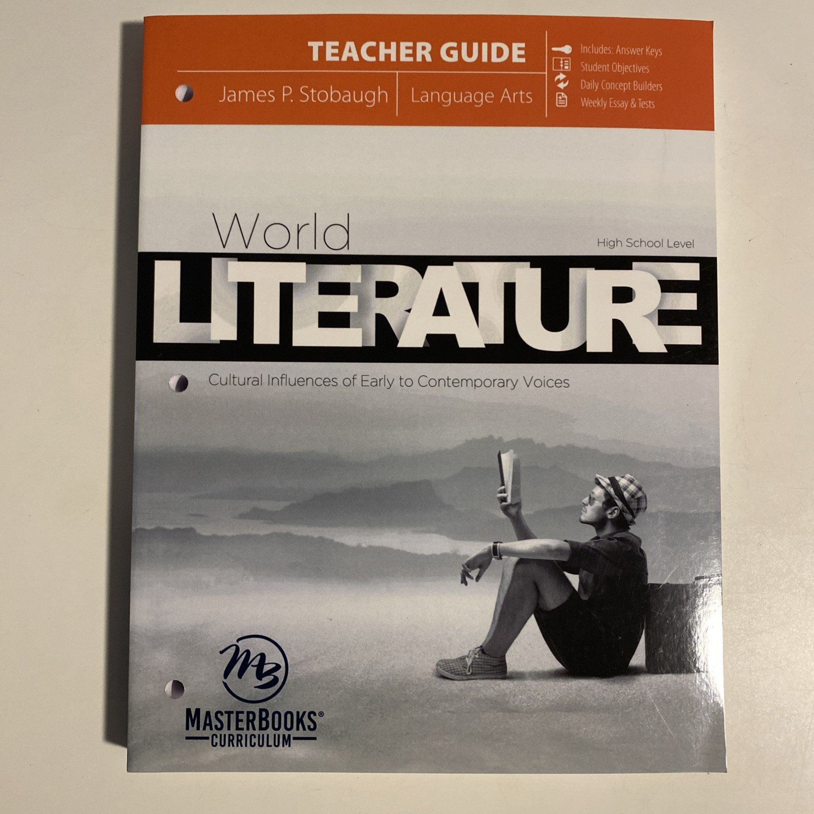 Master Books World Literature Teacher Edition, Clean Pages. No Writing.