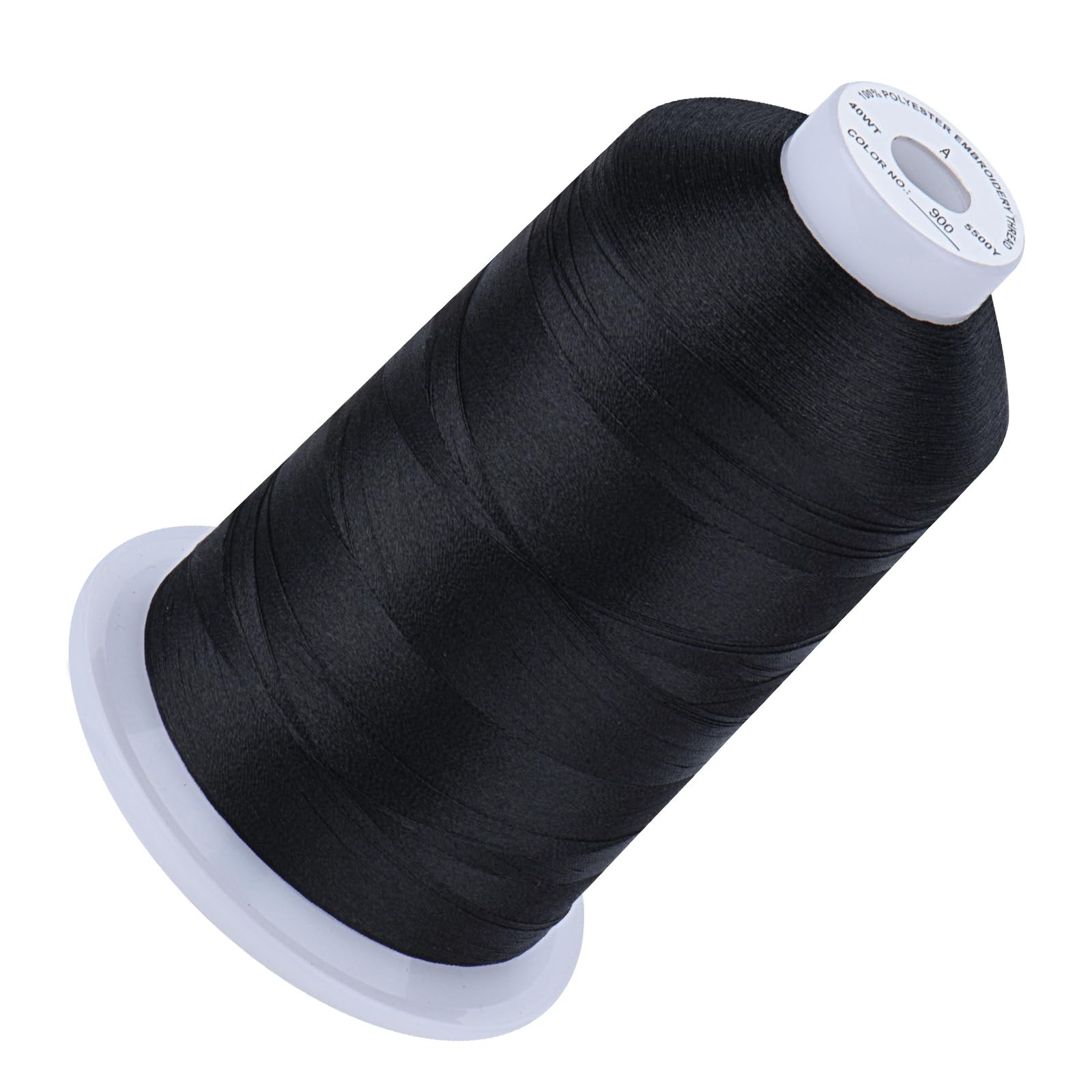 Simthread 5500Yds Embroidery Thread, 5000M High-Yardage 40WT 100% Polyester T...