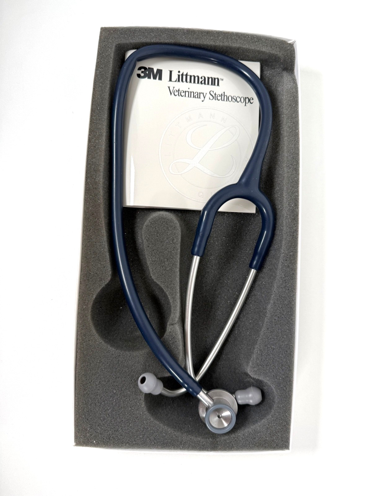 3M Littman Stethoscope Classic II  Medical Cardiology, Black, 27in W/ Diagram