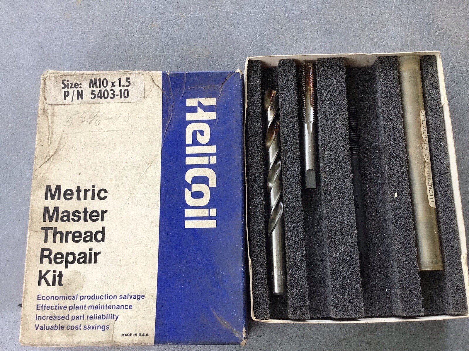 Helicoil Thread Repair Kit M10x1.5 5403-10, 11 Inserts At 15mm Long