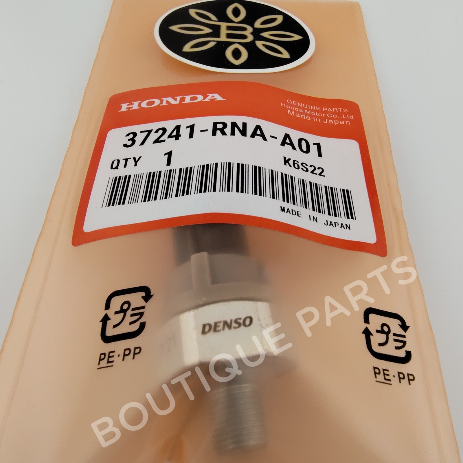 OEM Genuine for Honda Oil Pressure Sensor DENSO 37241-RNA-A01 Switch Sender Oil