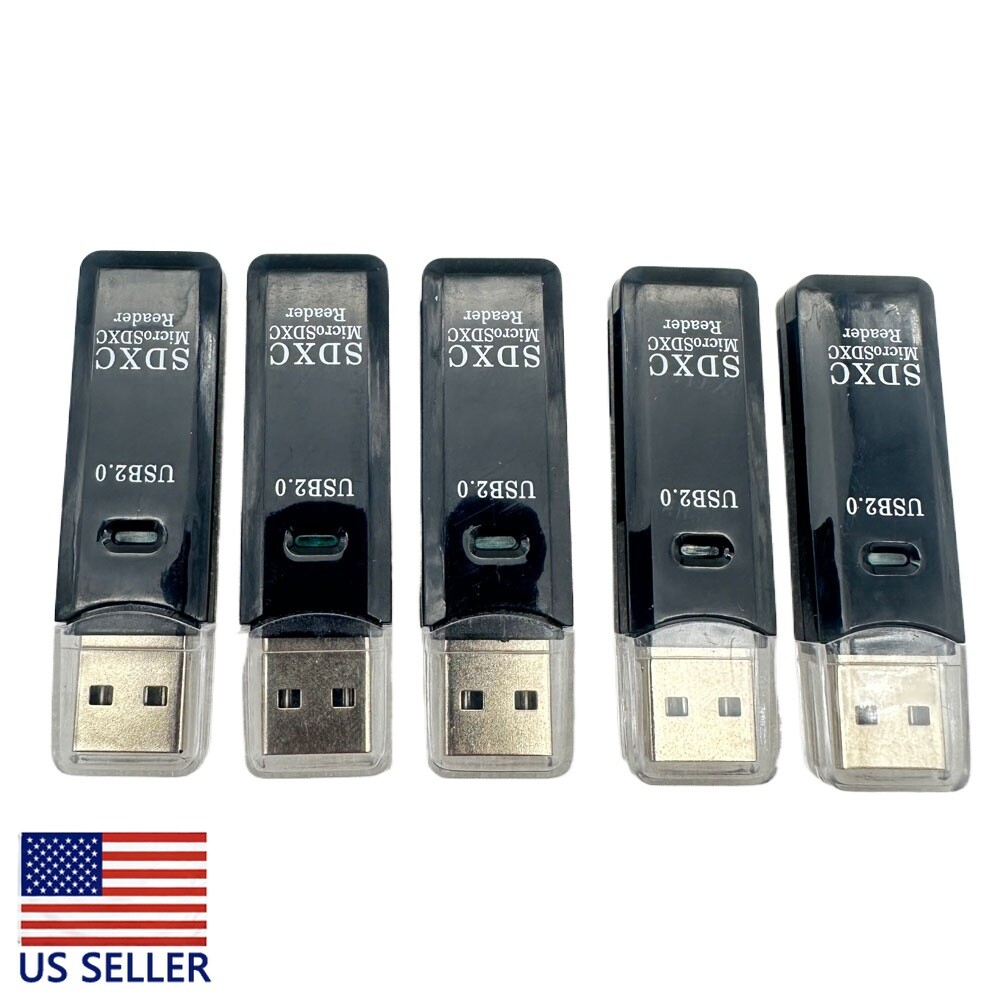 1PC NEW USB 2in1 CARD READER WRITER MICRO SD/SD USB 2.0 ADAPTER