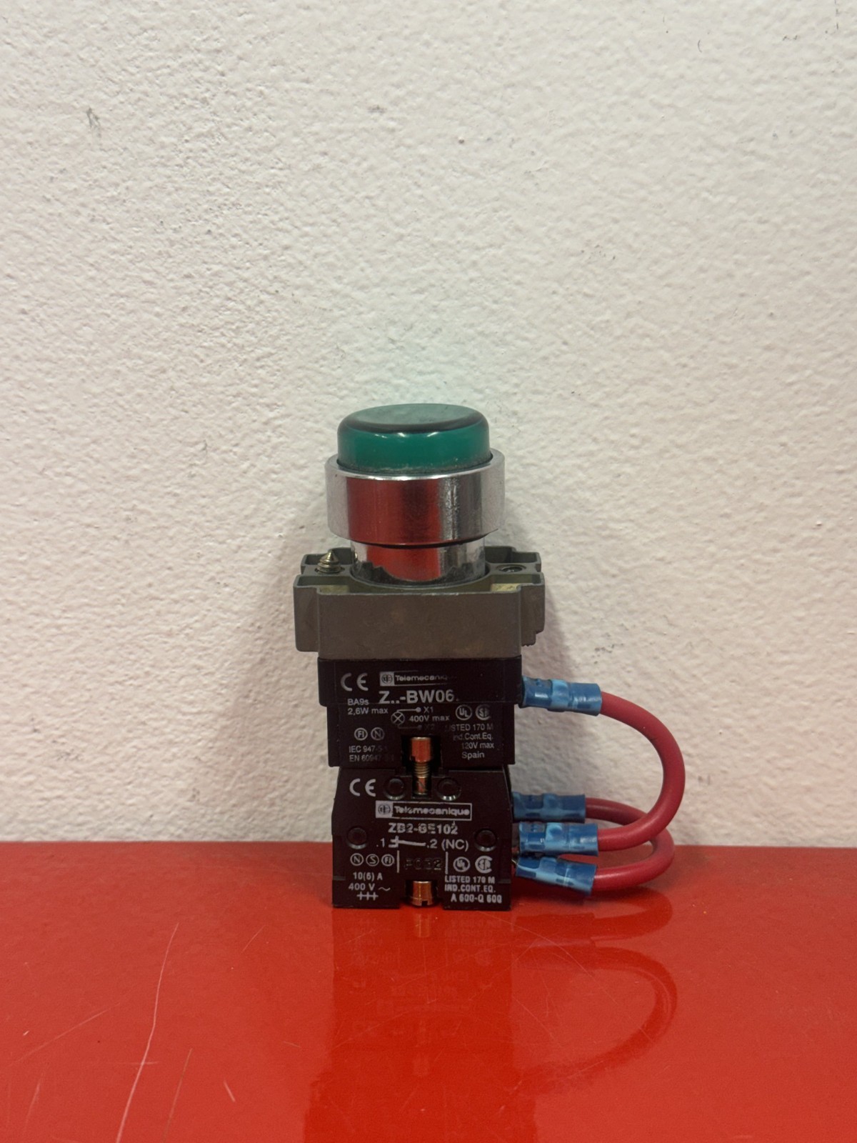 Telemecanique Z‑BW06 Green Pushbutton *SHIPS SAME DAY USPS*