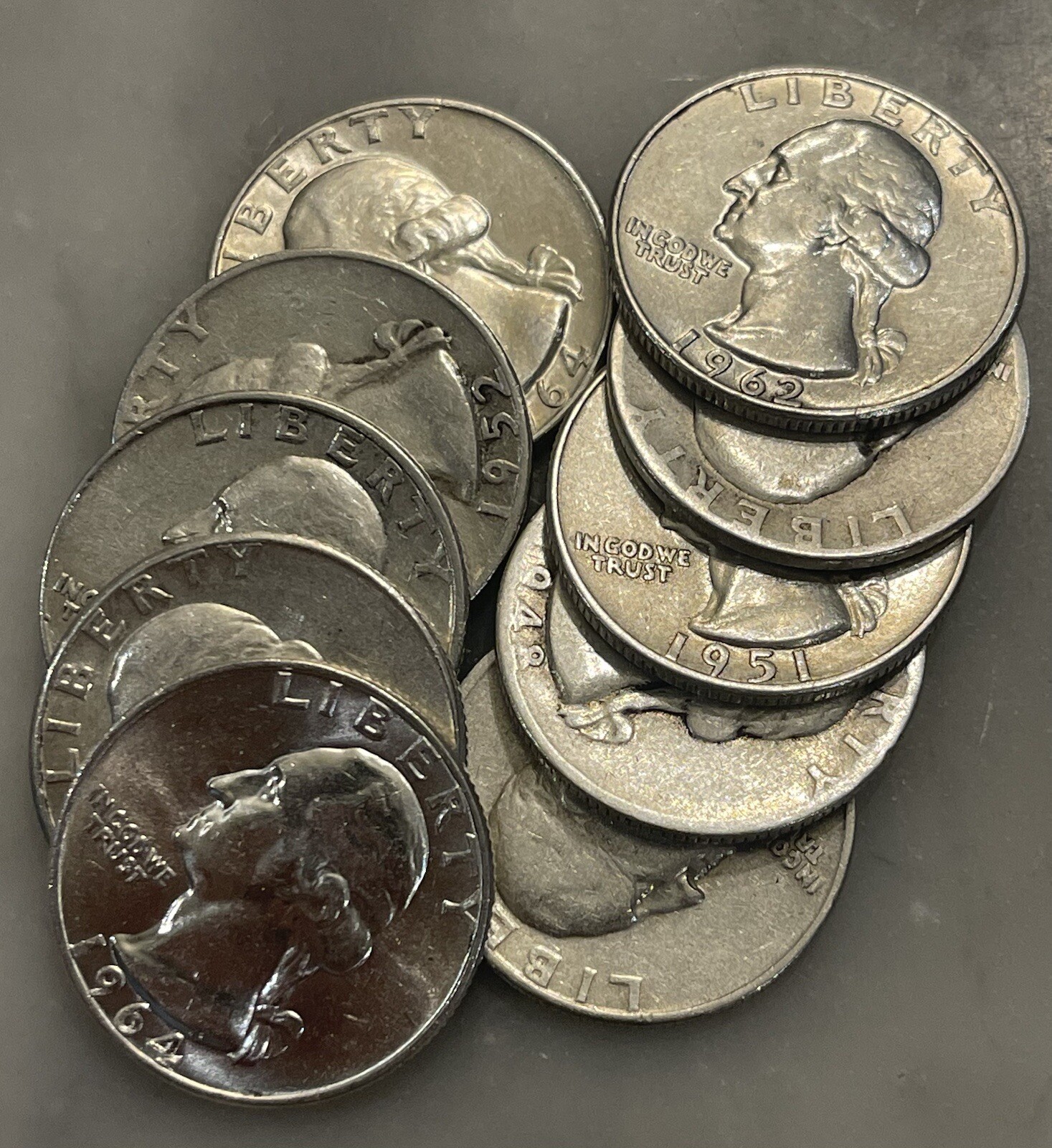 [Lot of 10] - Washington Quarter - 90% Silver Choose How Many Lots of 10!