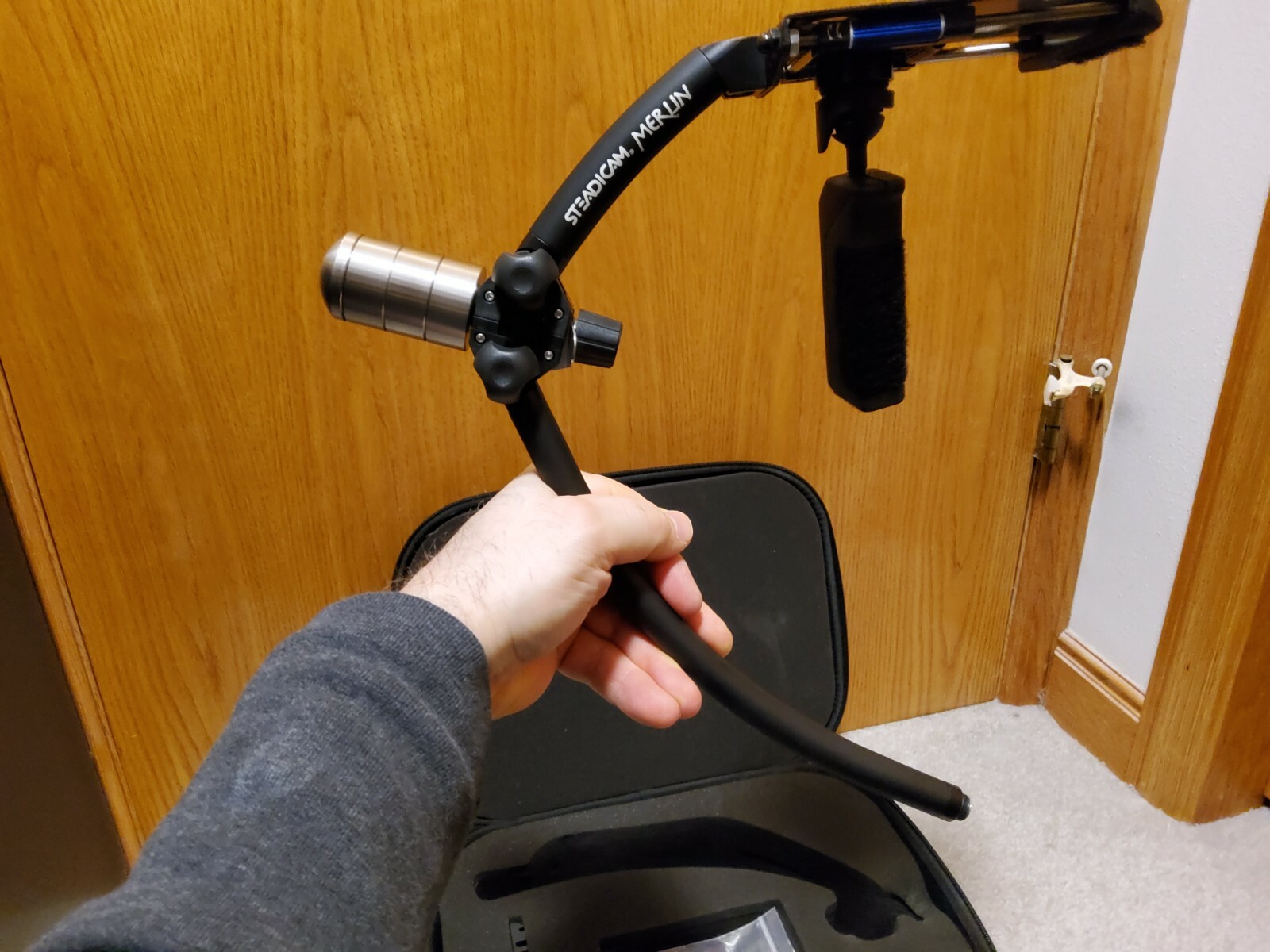 Steadicam Merlin Camera Counterweight Stabilizing System w/ Hardshell Foam Case
