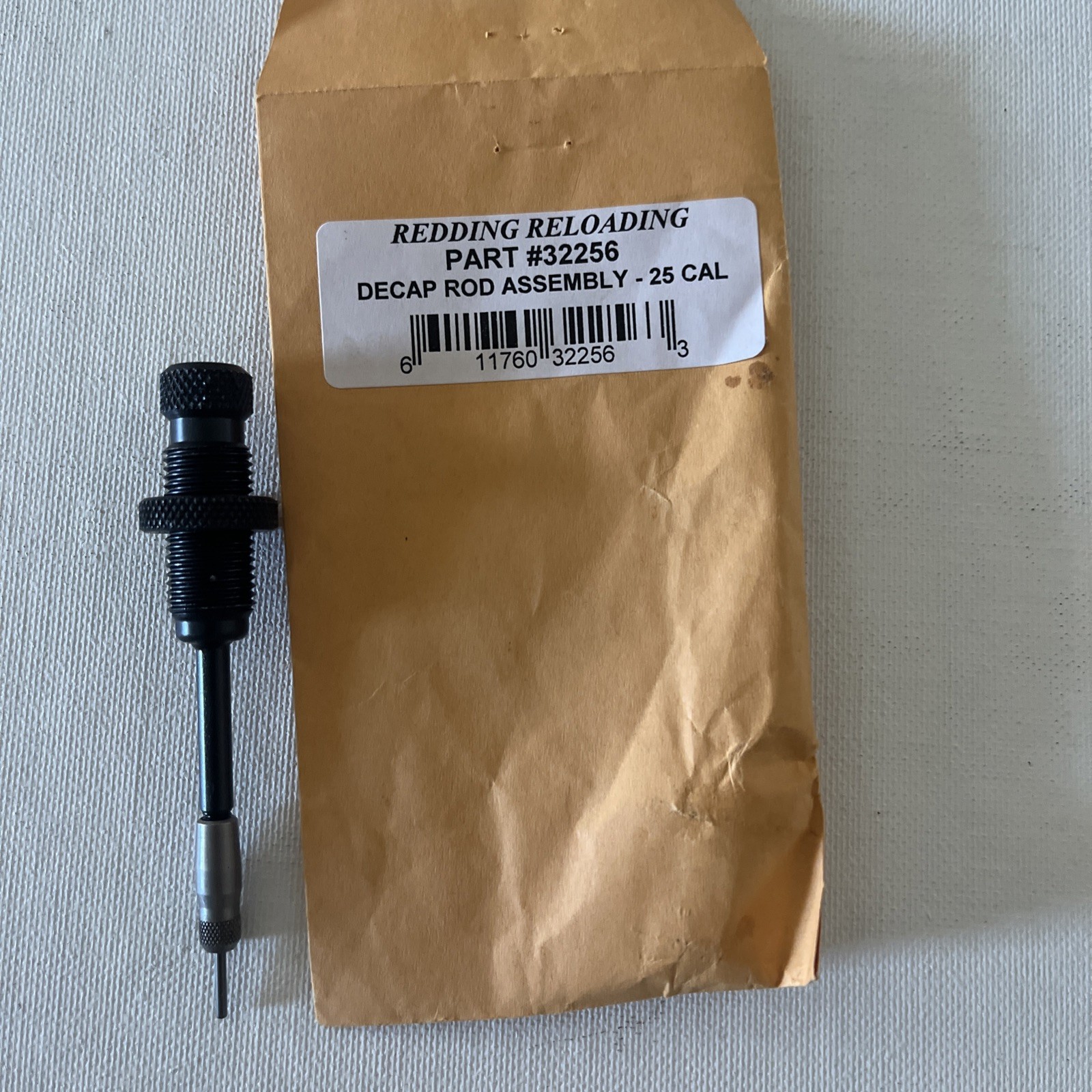 32256 REDDING RELOADING  DECAPPING ROD ASSEMBLY 25 CALIBER