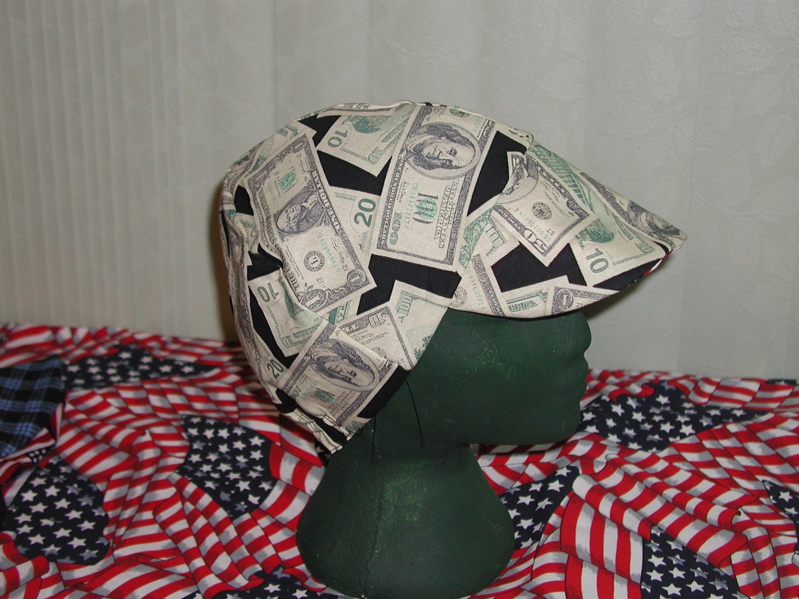 PAY DAY:MONEY,MONEY: Red's American Made: Welding Hat Biker*Skull Cap $6.00