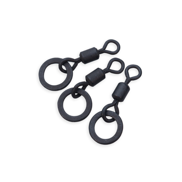 ESP Hook Ring Swivel Smooth Bait Movement D-Rig Carp Fishing Swivels