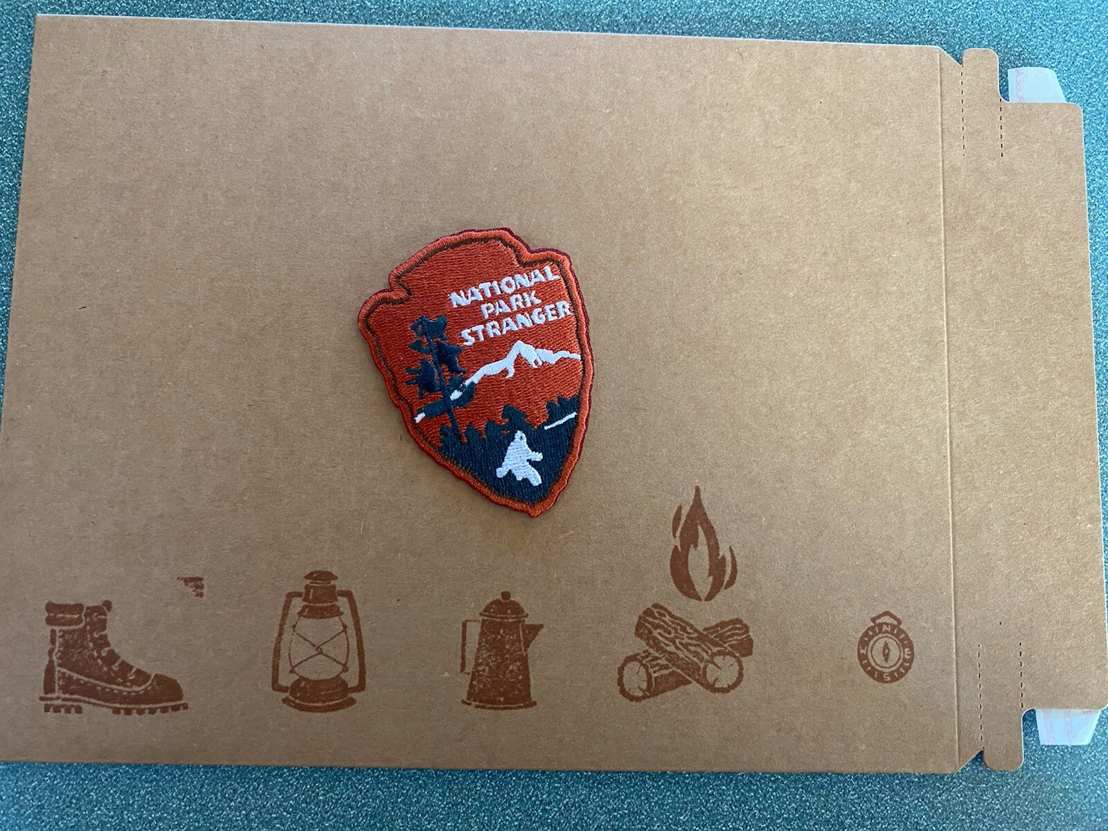 Iron-On Bigfoot Patch