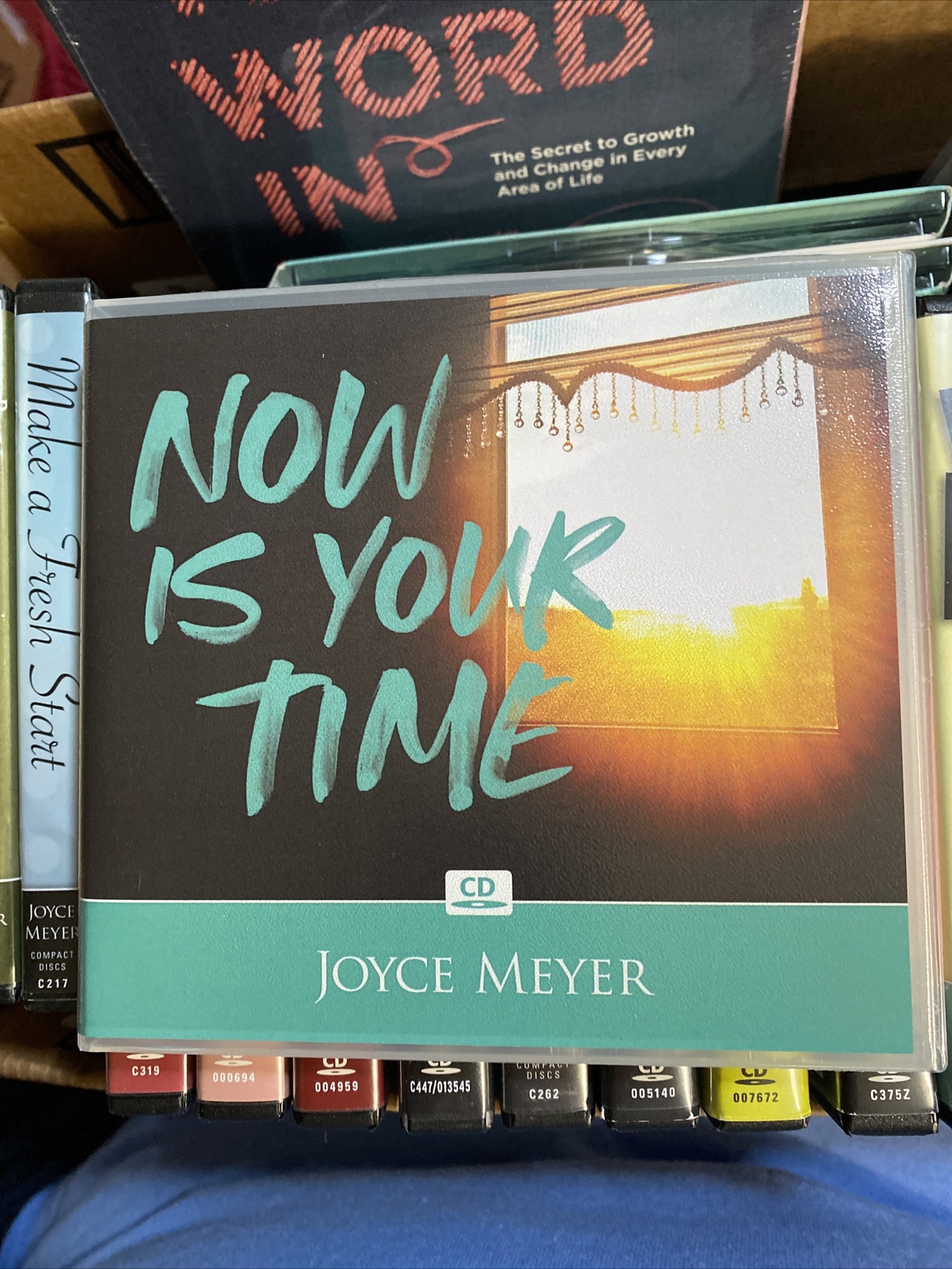 4 CD SET BY JOYCE MEYER - "NOW IS YOUR TIME"- IT'S NOT TOO LATE!