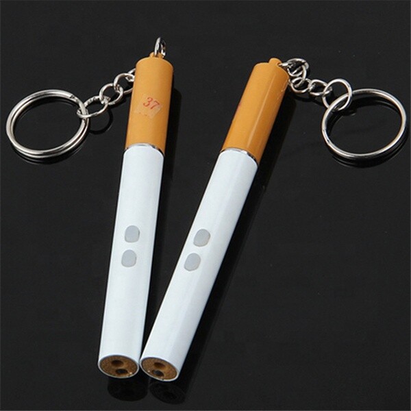 New 3 in 1 * Realistic Cigarette - Laser Pointer, LED Flashlight & Pen Keychain!
