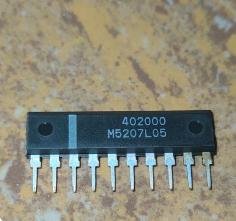 2pcs MITSUBIS M5207L05 SIP-10 ATTENUATOR SIP 10PIN PLASTIC RH