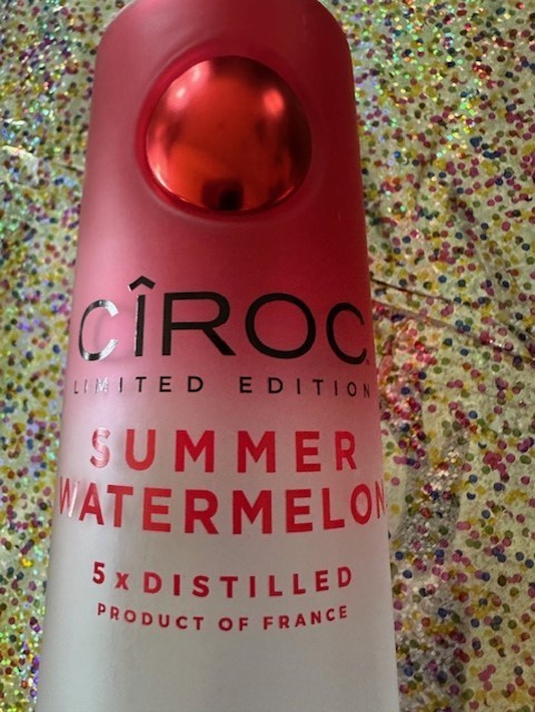 Empty Ciroc Vodka Bottles Summer Watermelon and Apple 750 ml Bottle