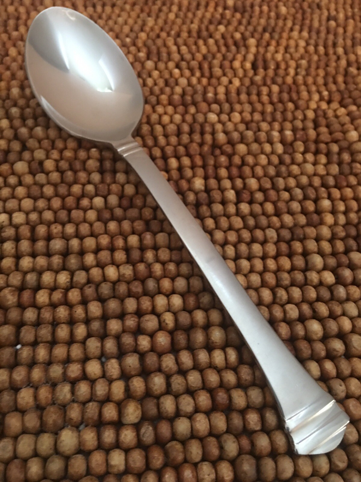 International 18/10 Stainless Frost Hdl Bands INS350 PLACE SOUP SPOON 7 3/8”