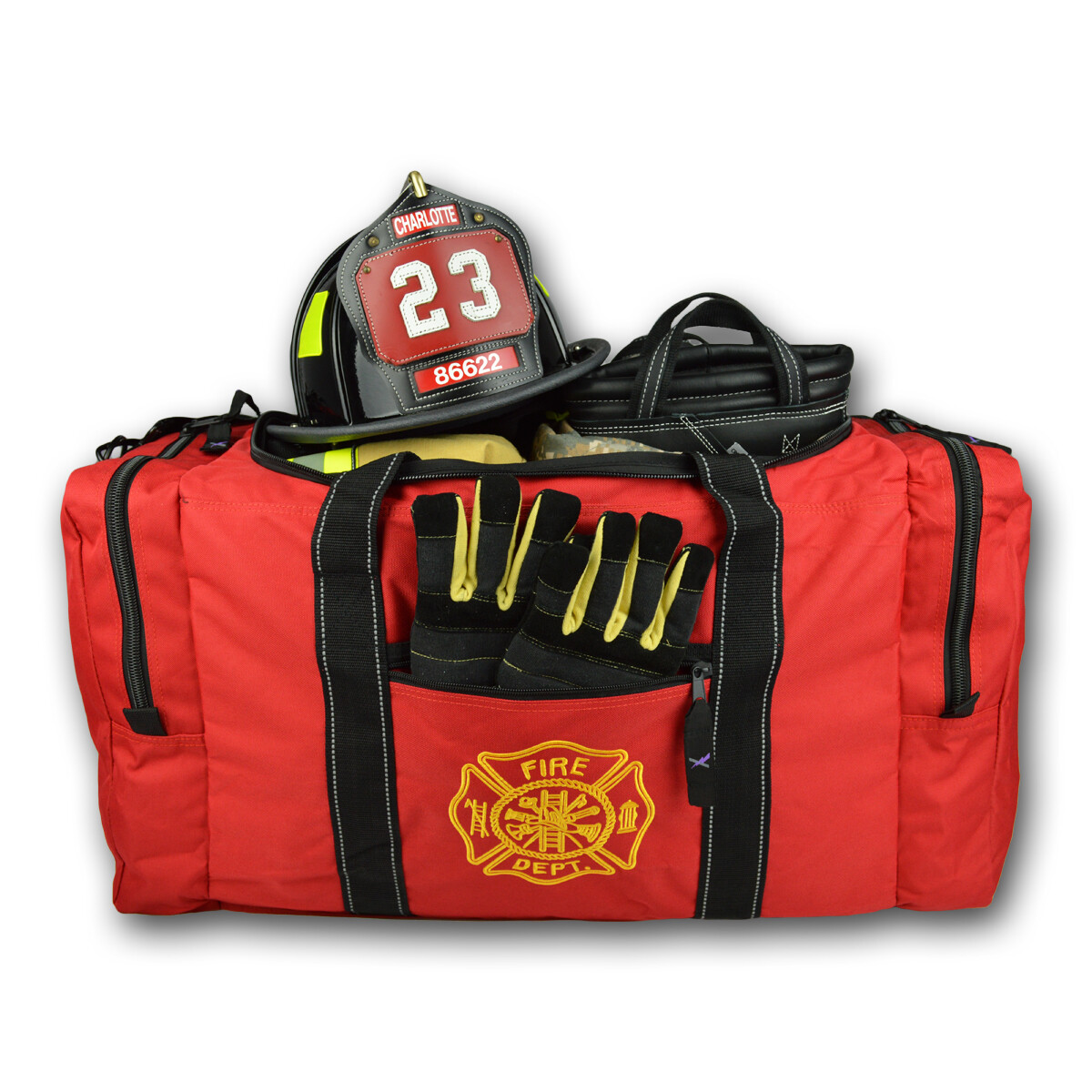 Lightning X Value Firefighter Turnout Gear Bag w/ Maltese Cross Embroidery