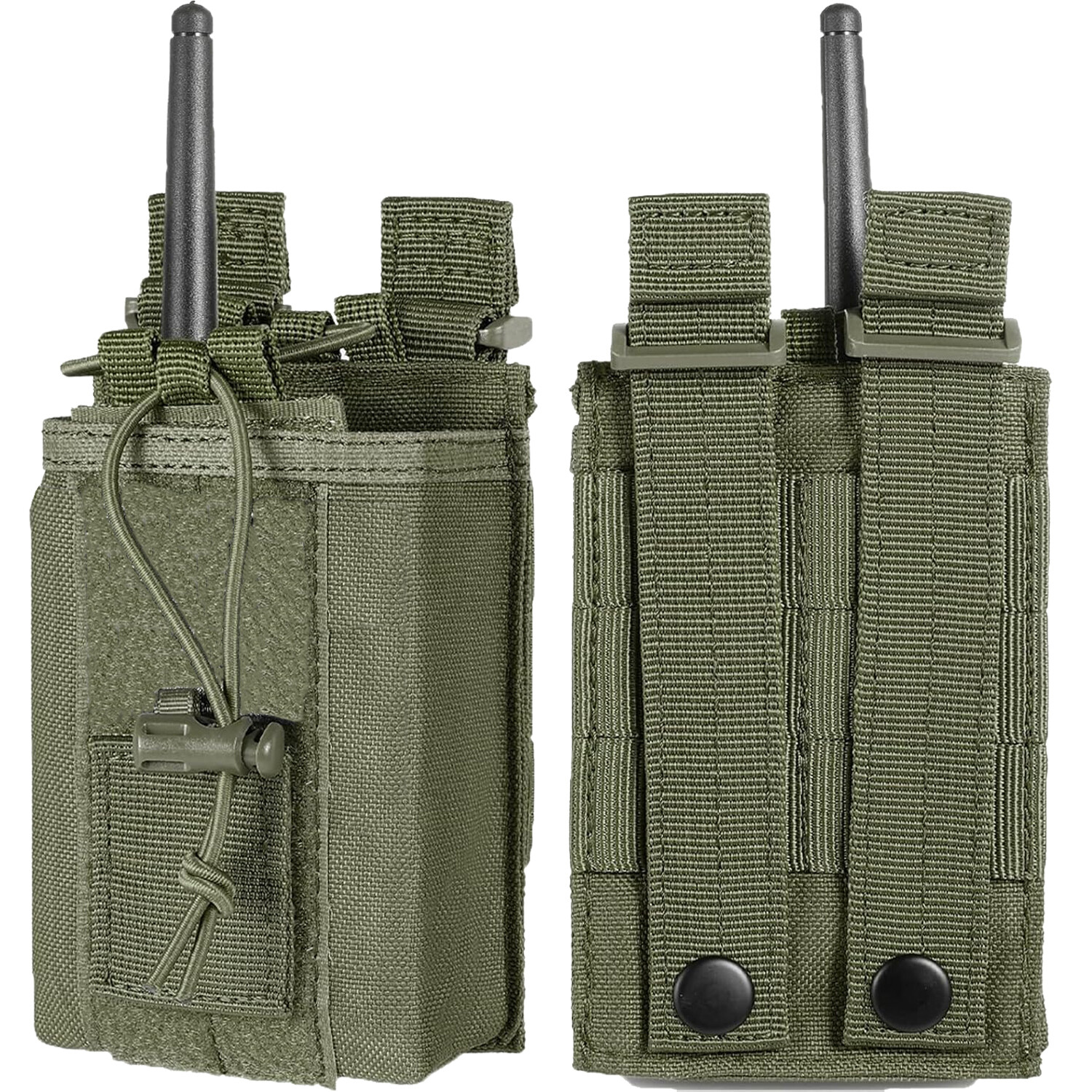 Tactical Molle Radio Holster Case Duty Belt Heavy Case Accessories Storage Pouch