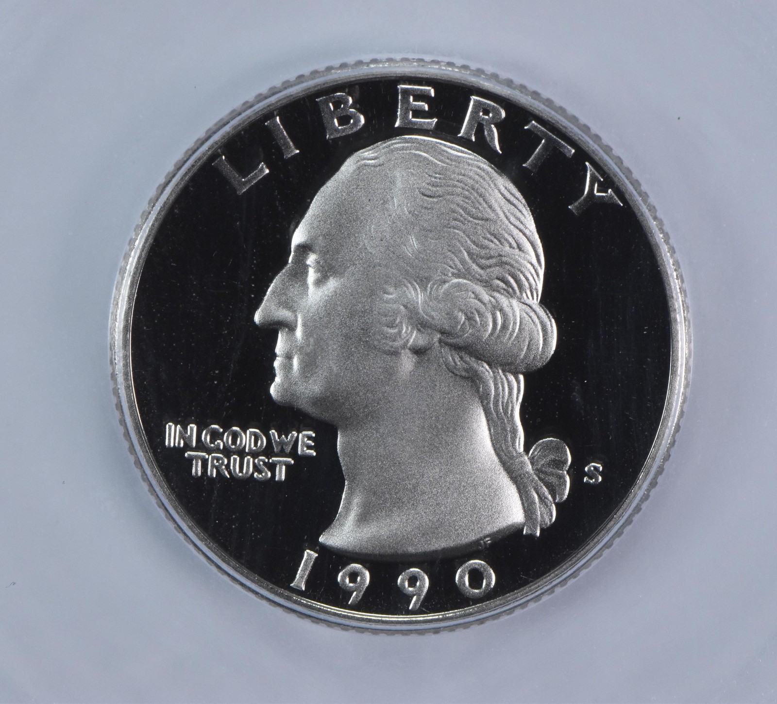 1990-S Washington Quarter PR70 DCAM ICG