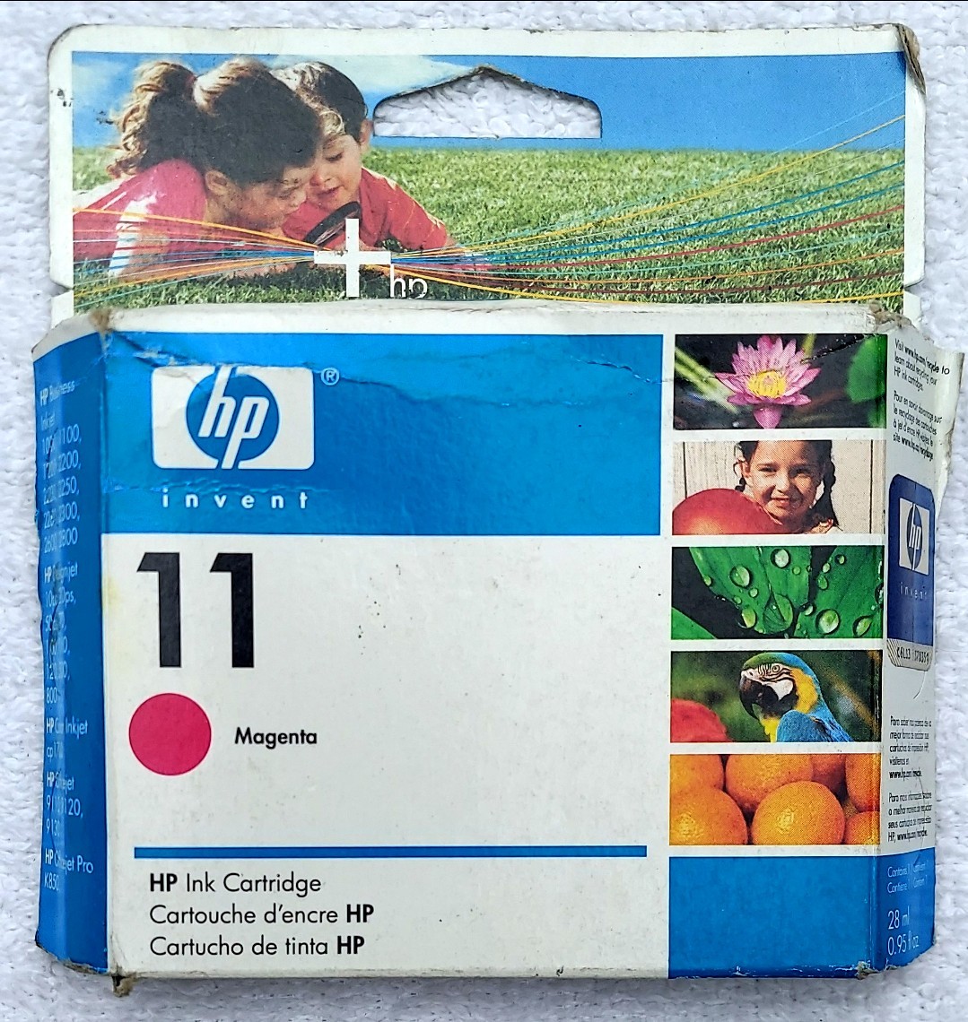 Genuine HP 11 Magenta Ink Cartridge Magenta C4837A Brand New SEALED