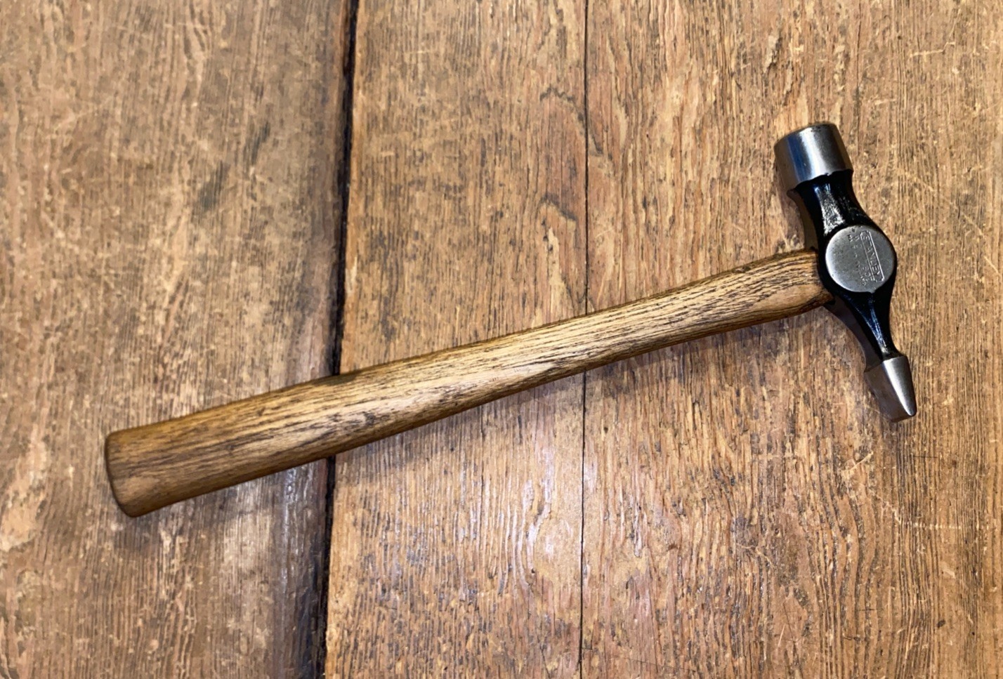 VINTAGE STANLEY W0 8 OZ CROSS PEIN HAMMER ASH HANDLED CARPENTERS OLD TOOLS VGC