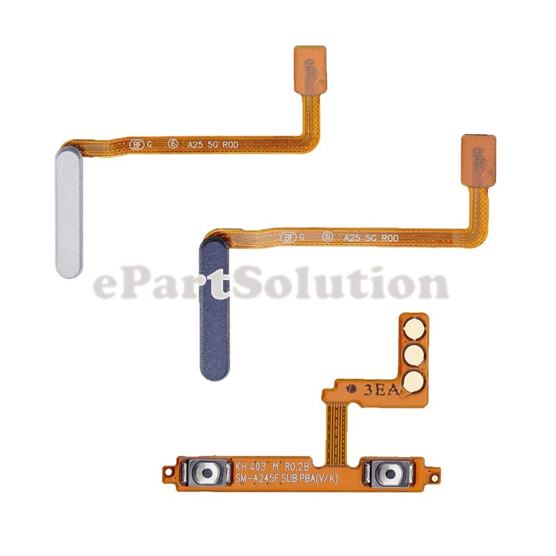 OEM Samsung Galaxy A25 5G A256 Fingerprint Sensor Power Volume Button Flex Cable