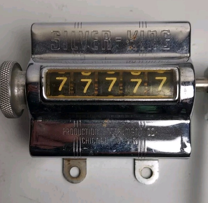 Vintage Silver King Model ARS -5 Mechanical Counter