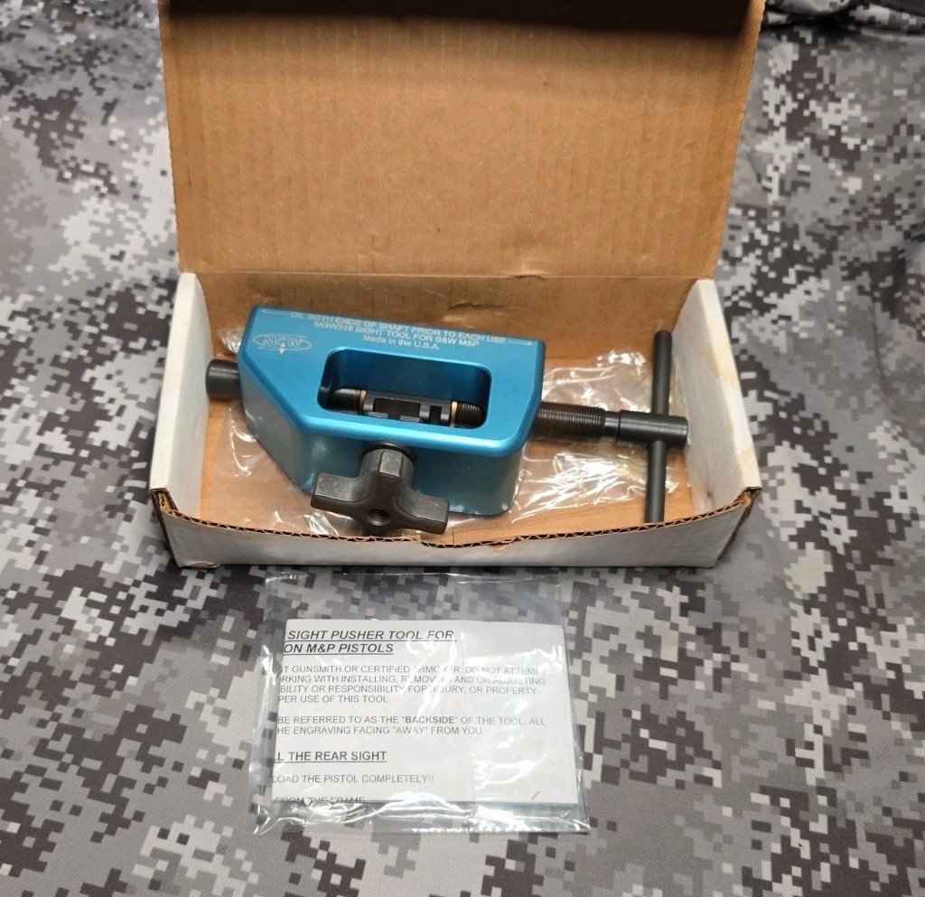 MGW 318 SIGHT TOOL S&W M&P SIGHT MOVER HANDGUN PISTOL SIGHT MAINTENANCE TOOL
