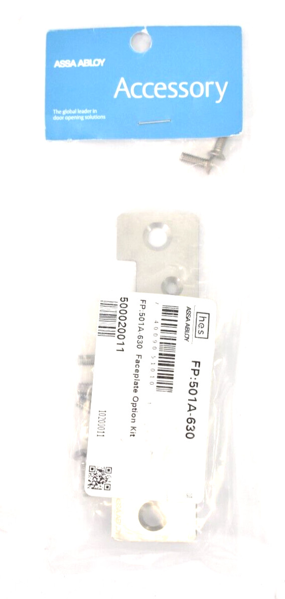 HES Assa Abloy Faceplate Option Kit FP: 501A-630 500020011 Replacement Unit