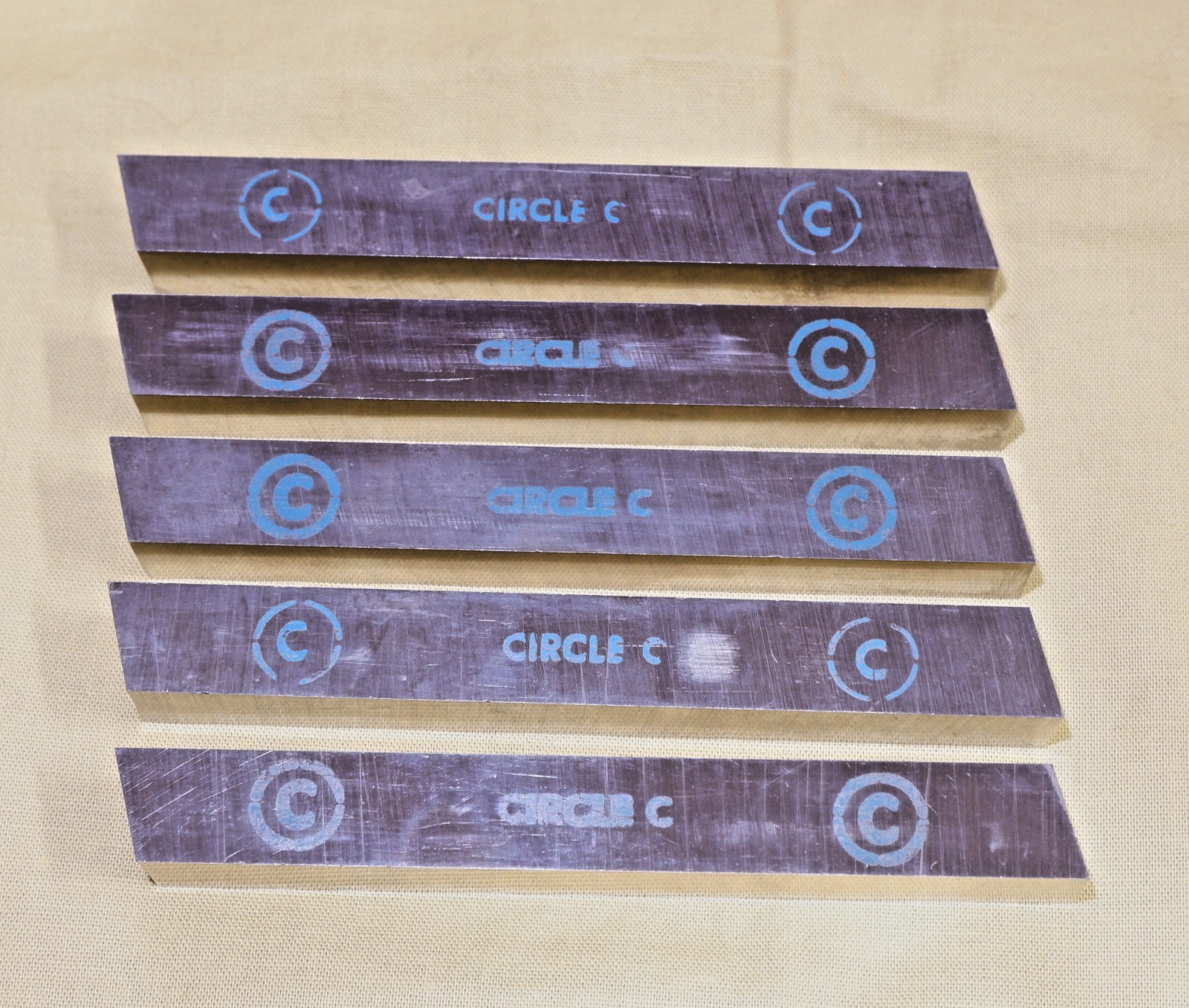 HSS Tool Bit, 1/2 sq - Teledyne Vasco "Circle C" (T5), 5 pc - FreeShip