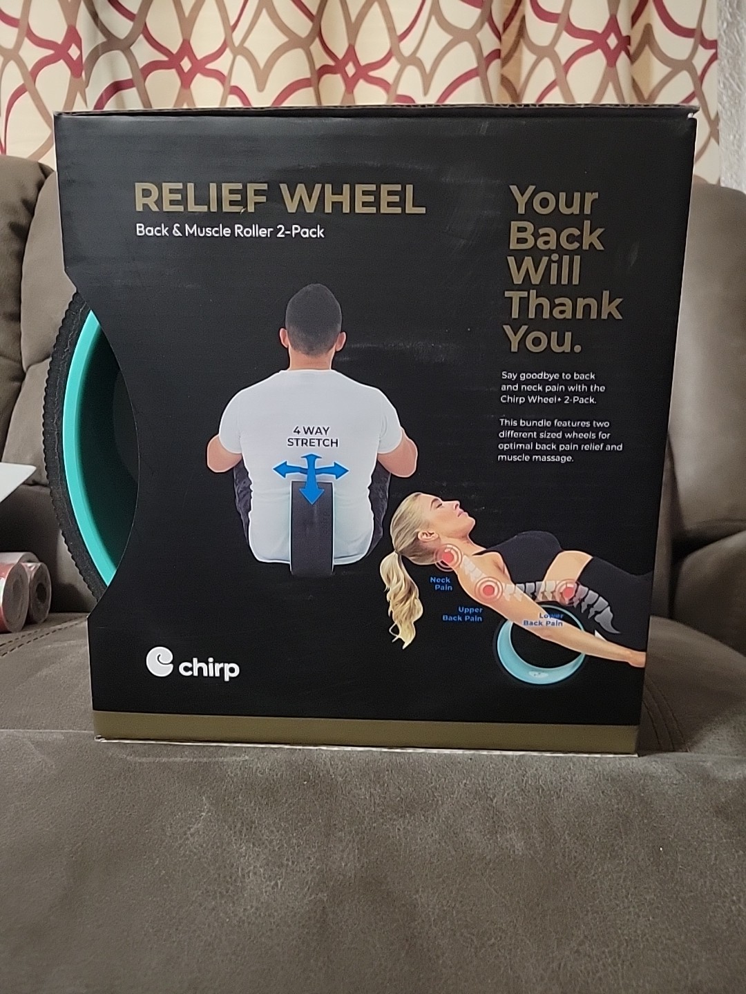 NWT CHIRP RELIEF WHEEL Back & Muscles 2 Pack 6” & 10”