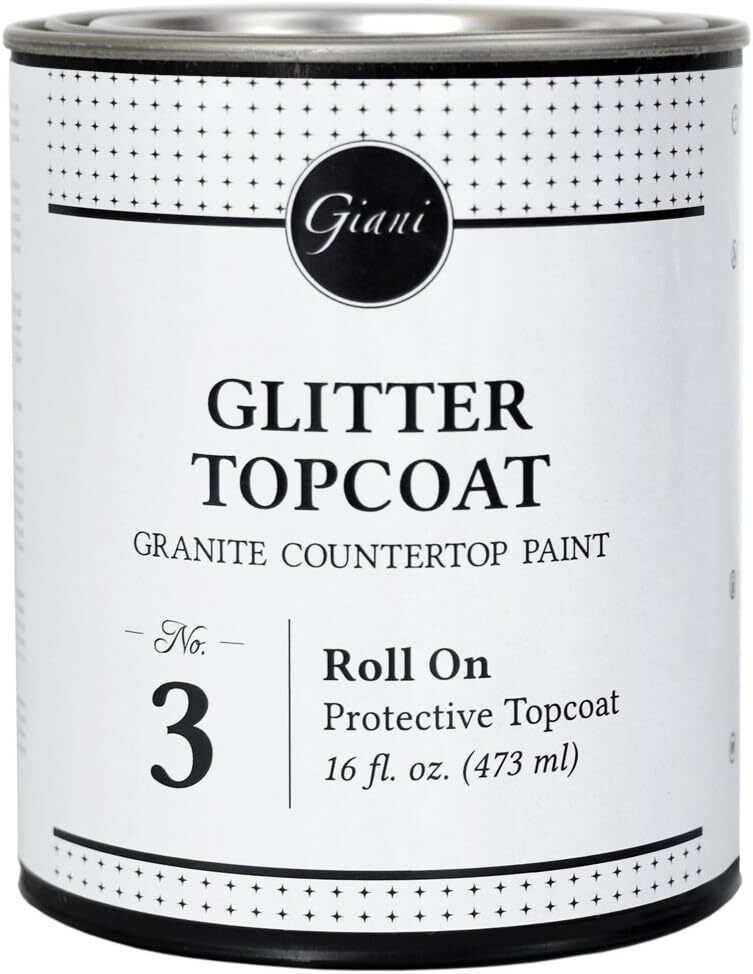 Paint Glitter Top Coat Step 3
