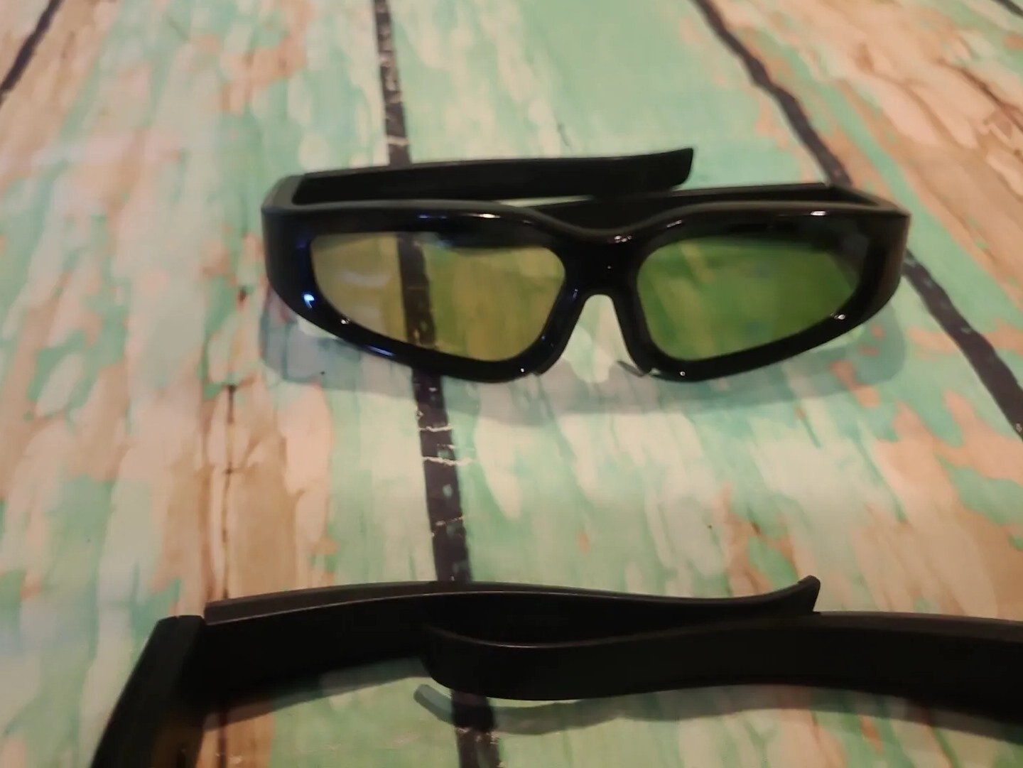 LG 3D Glasses AG-S110 AGS110 3D Active Shutter Glasses USB Missing Untested