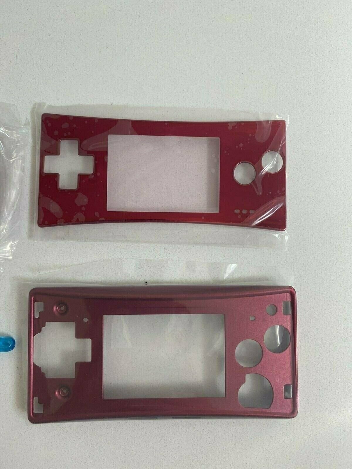 Replacement Housing for Nintendo Gameboy Micro Shell Faceplate Screen Red Tool