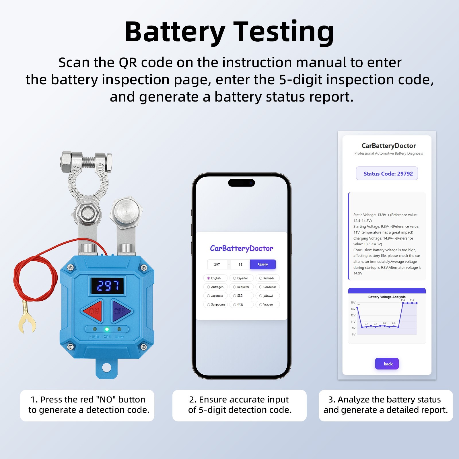 Auto Battery Disconnect Switch 120A Remote Kill Switch With LED Voltage Display