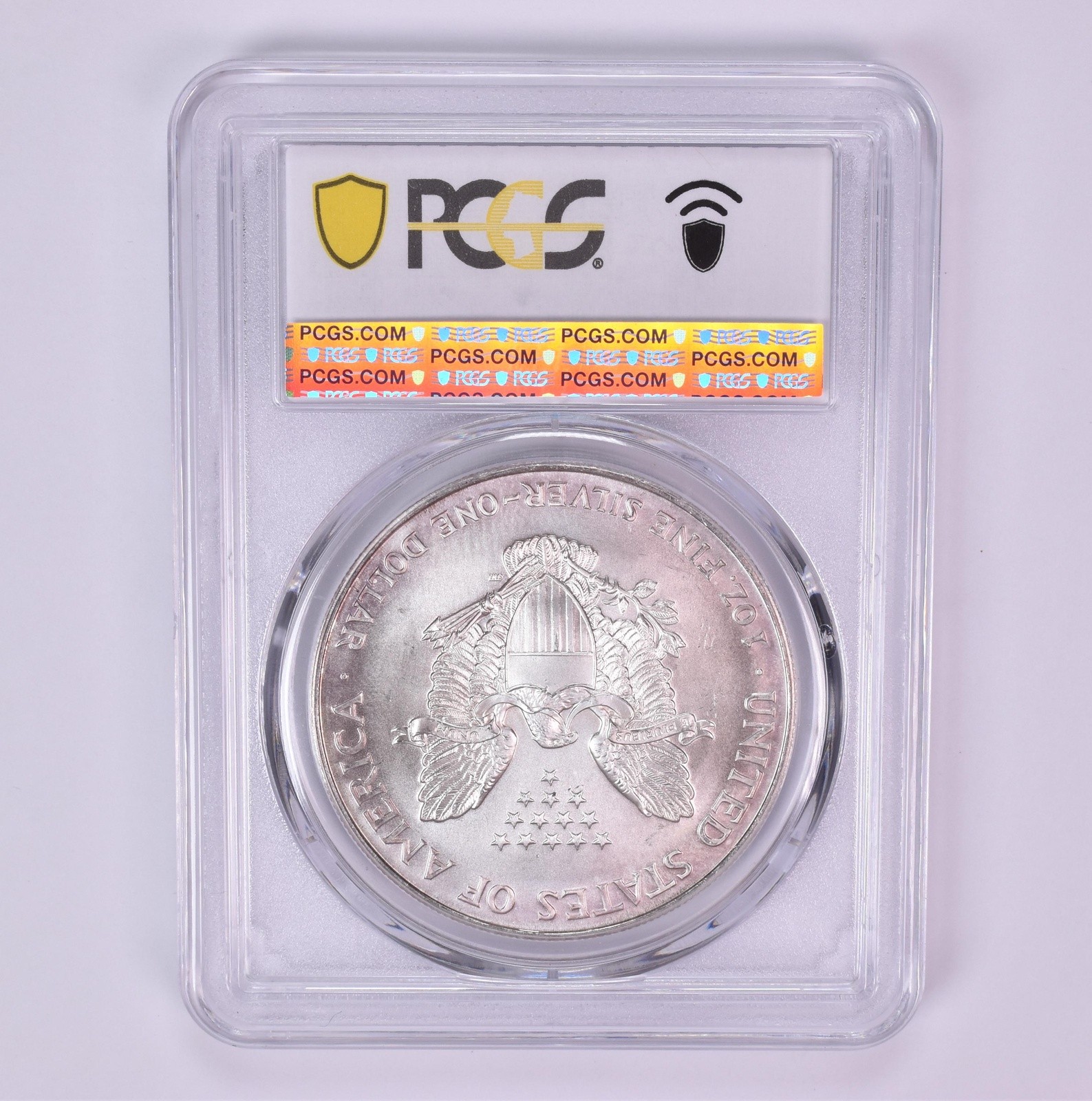 1997 American Silver Eagle MS64 PCGS Beautiful Tone *1484