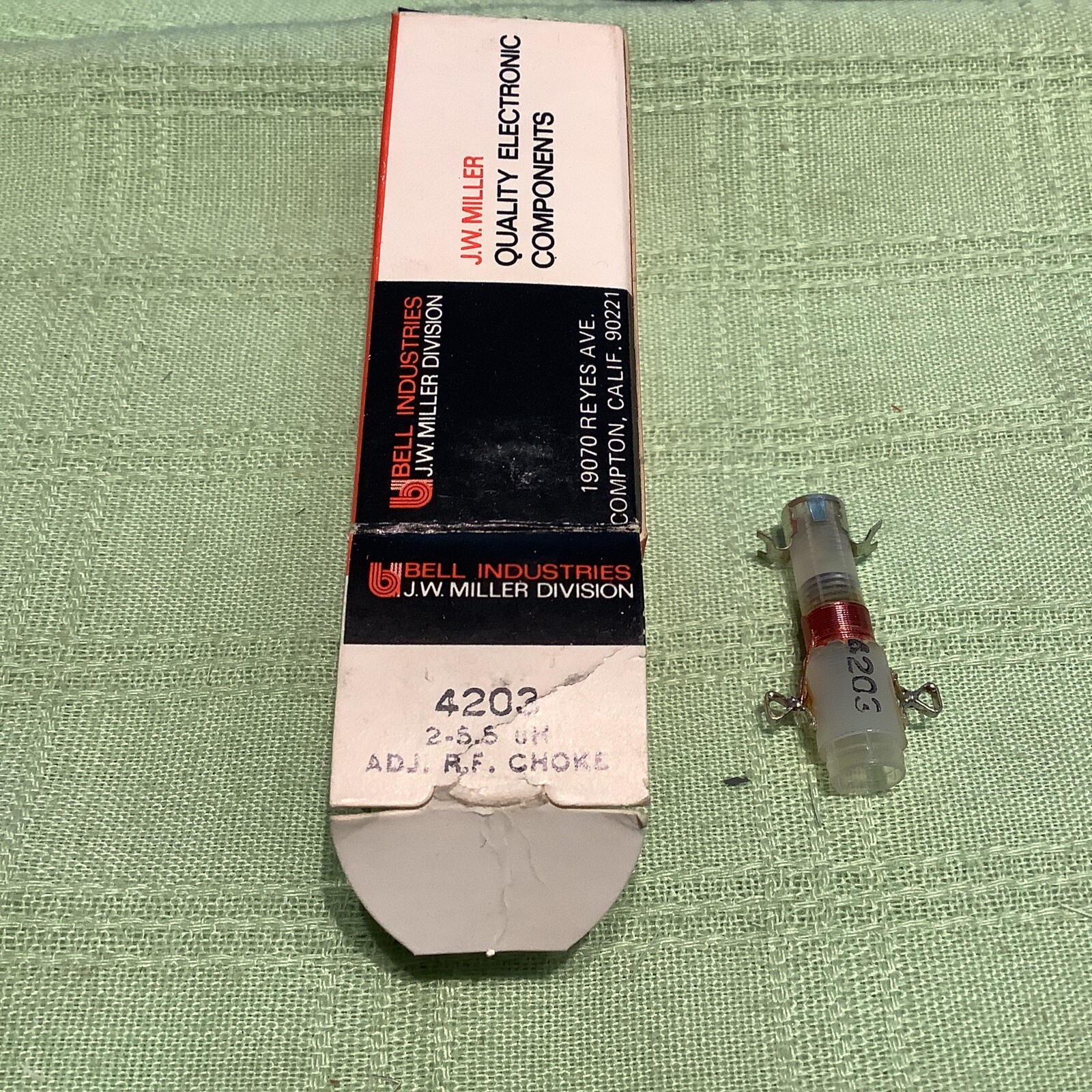 Miller 4203 Adjustable RF Choke 2-5.5uH 1.1 Ohms 400mA