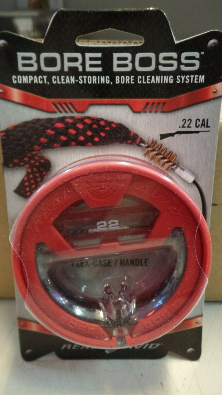 NEW! Real Avid Bore Boss .22Cal Clean Storing Pull Through Bore Cleaner AVBB22