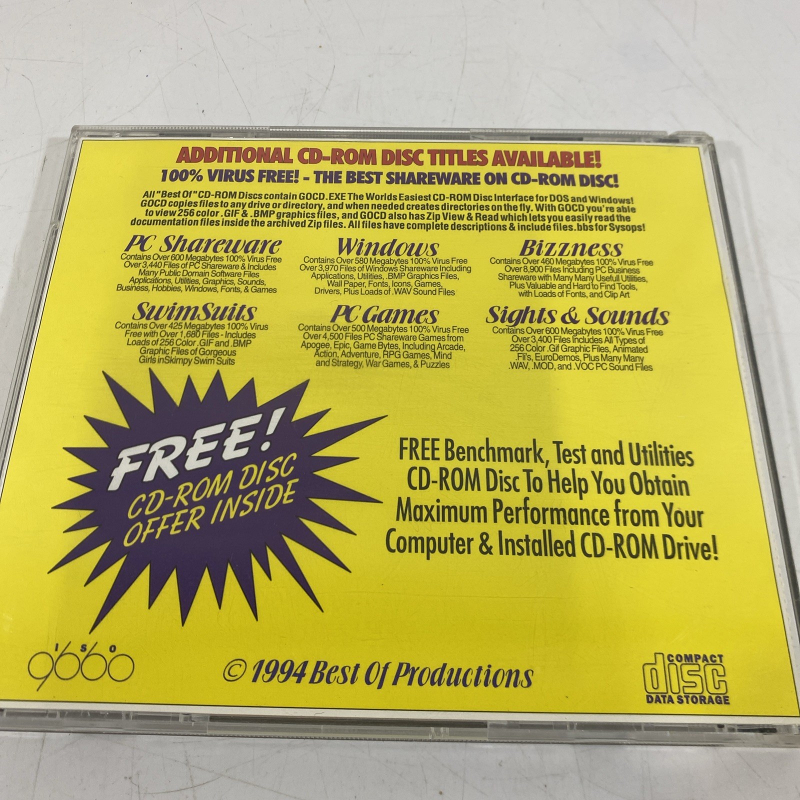 Microsoft Home Microsoft Works 1993 PC Software CD Disc GOOD