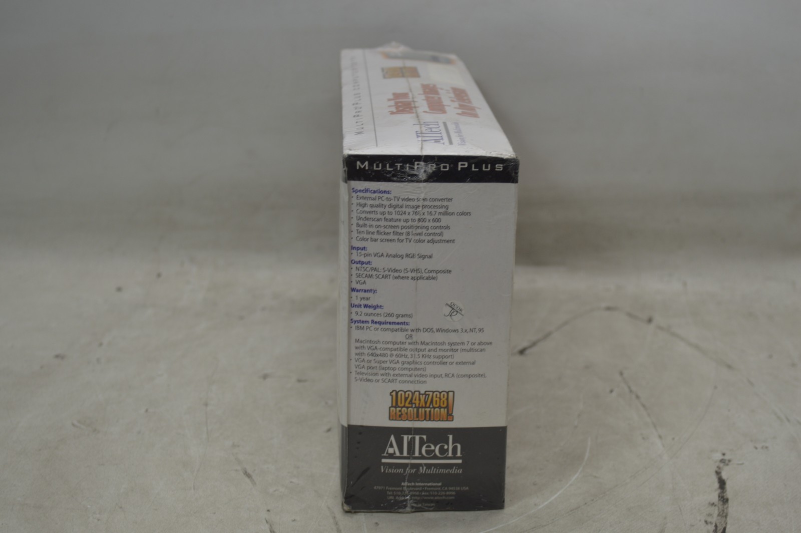 AITECH MULTIPRO PLUS COMPUTER TO TV Video Converter
